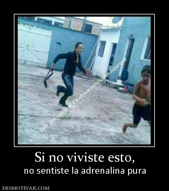 Si no viviste esto, no sentiste la adrenalina pura