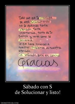 Sábado con S de Solucionar y listo!
