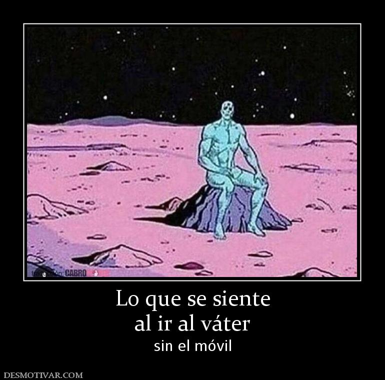 Lo que se siente al ir al váter sin el móvil