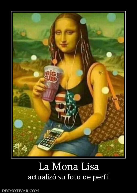 La Mona Lisa actualizó su foto de perfil