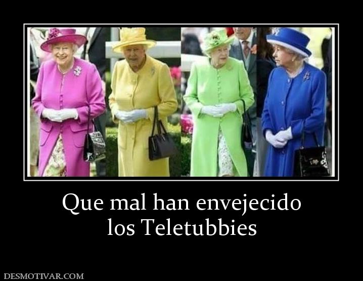 Que mal han envejecido los Teletubbies