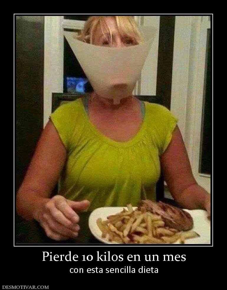Pierde 10 kilos en un mes con esta sencilla dieta