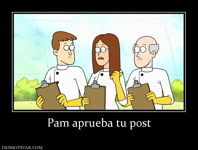 Pam aprueba tu post