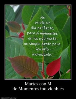 Martes con M de Momentos inolvidables
