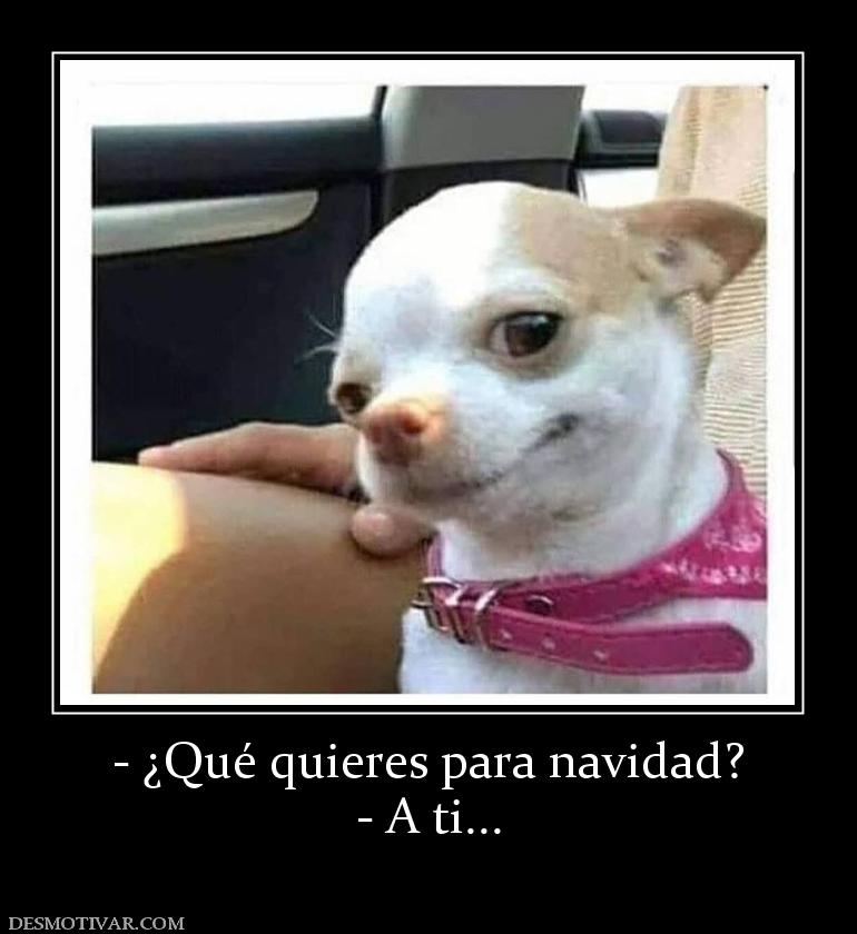 - ¿Qué quieres para navidad? - A ti...