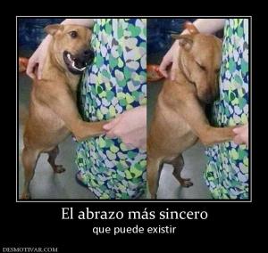 El abrazo más sincero que puede existir