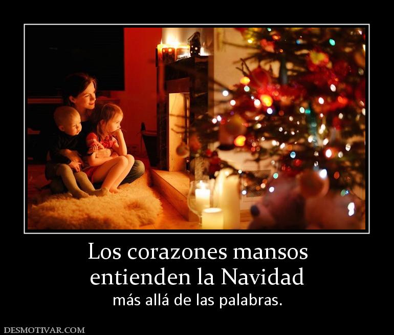 Los corazones mansos entienden la Navidad más allá de las palabras.