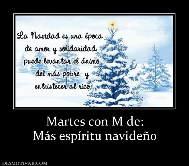 Martes con M de: Más espíritu navideño