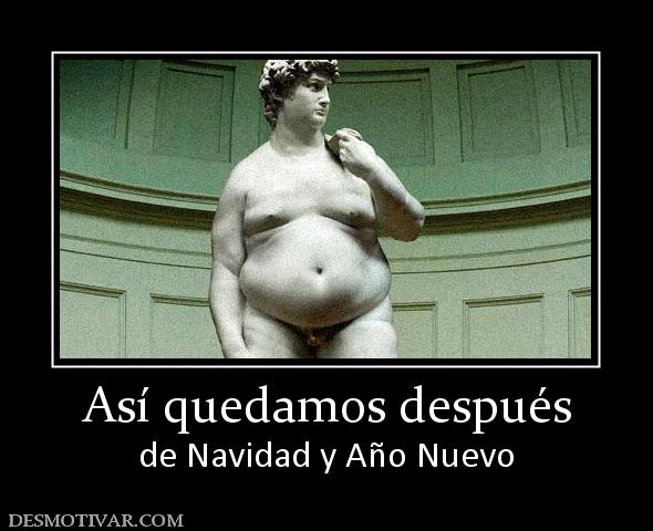Así quedamos después de Navidad y Año Nuevo