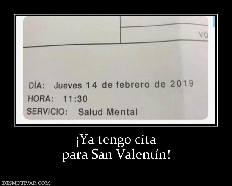 ¡Ya tengo cita para San Valentín!