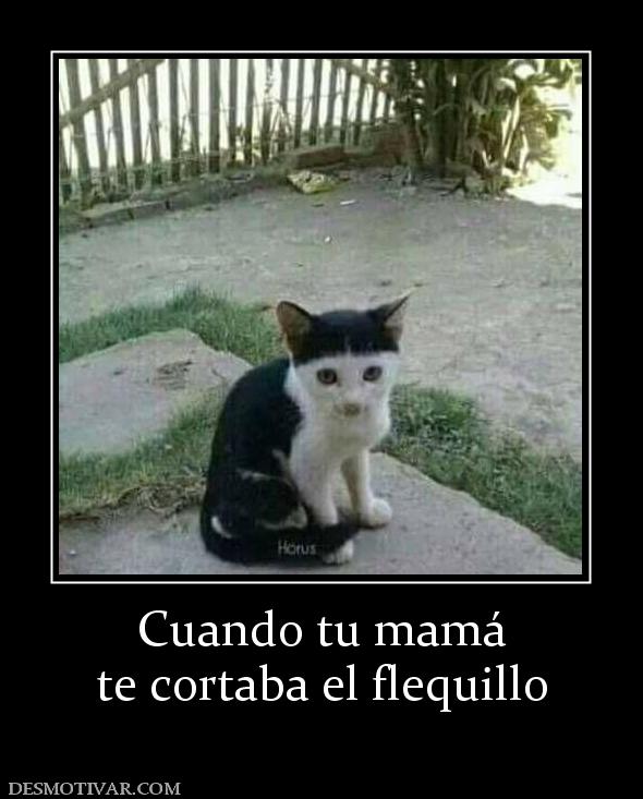 Cuando tu mamá te cortaba el flequillo