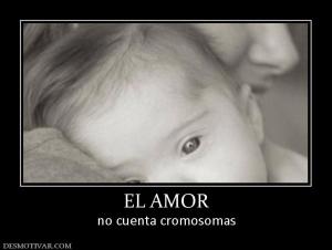 EL AMOR no cuenta cromosomas
