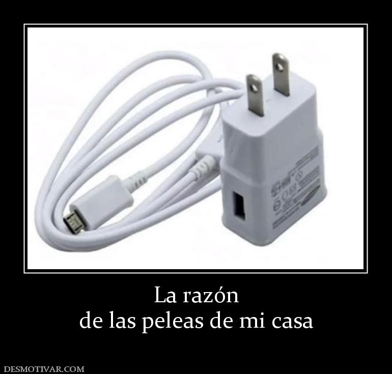 La razón de las peleas de mi casa