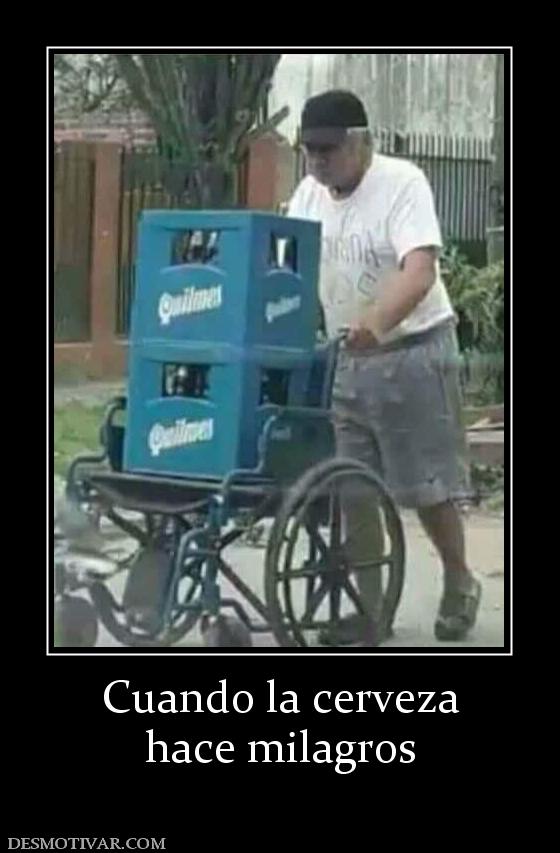 Cuando la cerveza hace milagros