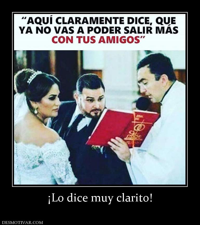 ¡Lo dice muy clarito!