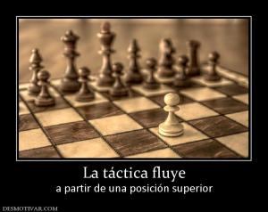 La táctica fluye a partir de una posición superior