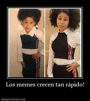 Los memes crecen tan rápido!