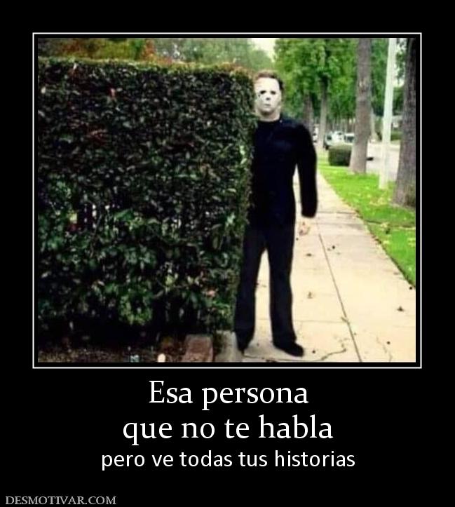 Esa persona que no te habla pero ve todas tus historias