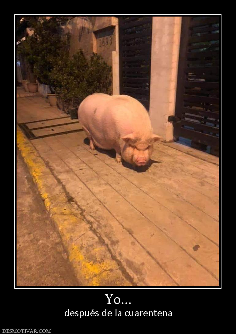 Yo... después de la cuarentena