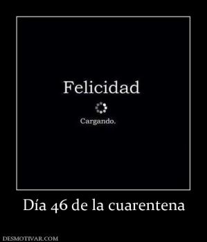 Día 46 de la cuarentena