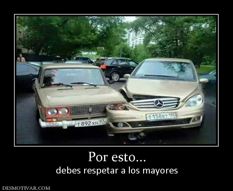 Por esto... debes respetar a los mayores