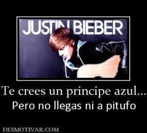 Te crees un principe azul... Pero no llegas ni a pitufo
