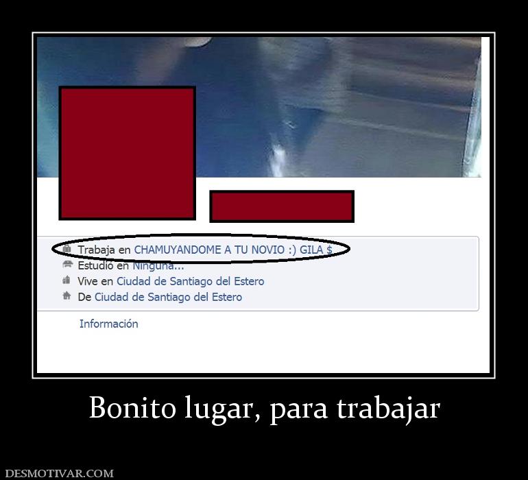 Bonito lugar, para trabajar