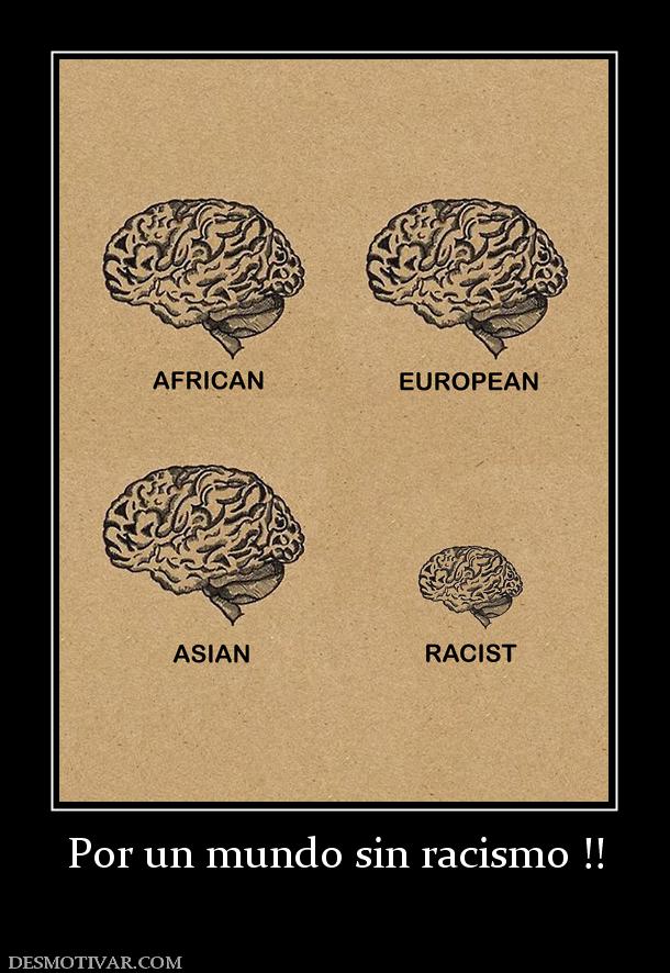 Por un mundo sin racismo !!