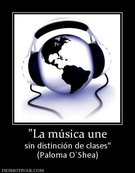 sin distinción de clases (Paloma O`Shea)