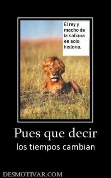 Pues que decir los tiempos cambian