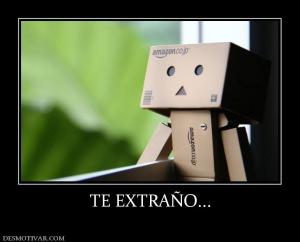 TE EXTRAÑO...