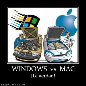 WINDOWS  vs  MAC ¡La verdad!