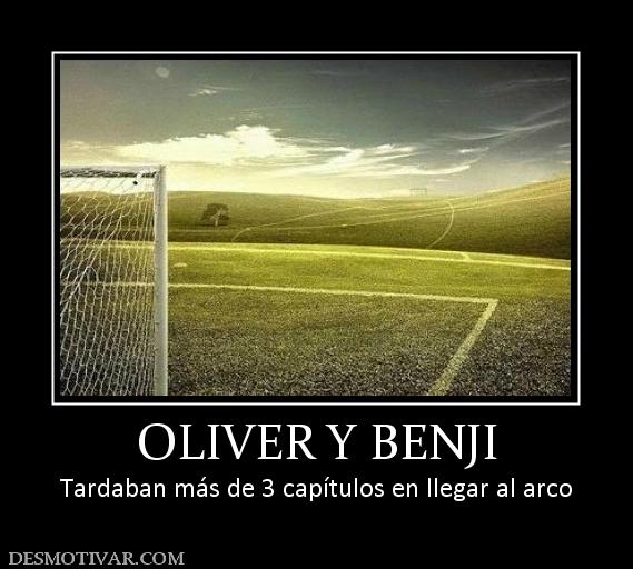 OLIVER Y BENJI Tardaban más de 3 capítulos en llegar al arco