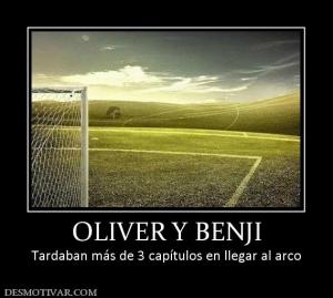 OLIVER Y BENJI Tardaban más de 3 capítulos en llegar al arco