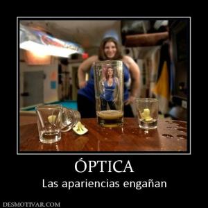 ÓPTICA Las apariencias engañan