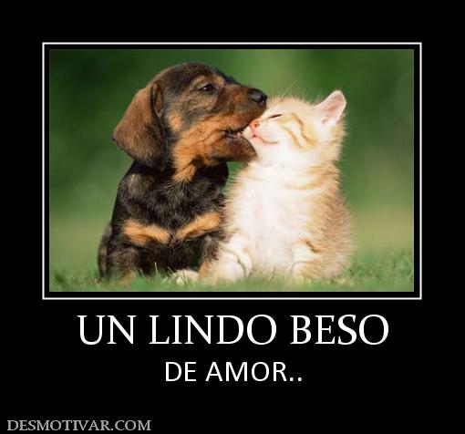 UN LINDO BESO DE AMOR..