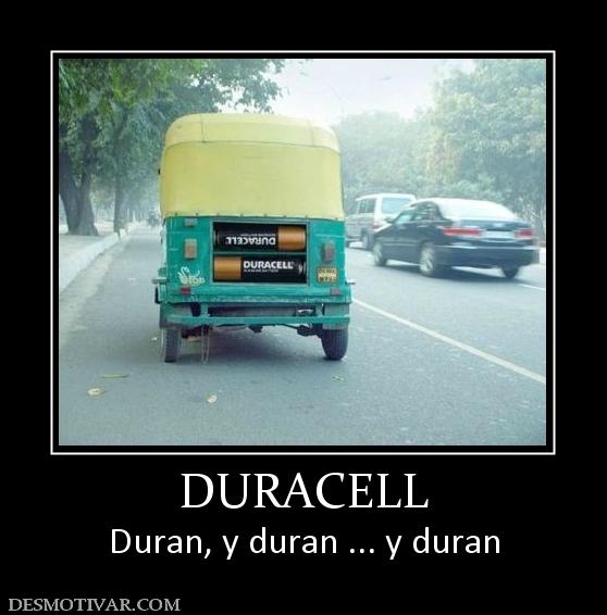 DURACELL Duran, y duran ... y duran
