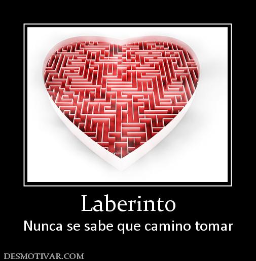 Laberinto Nunca se sabe que camino tomar