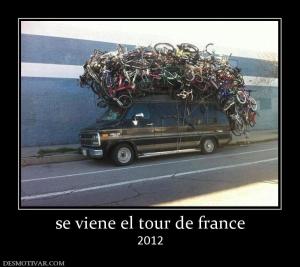 se viene el tour de france 2012