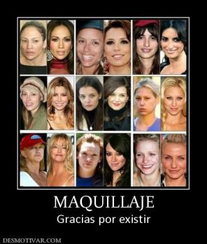 MAQUILLAJE Gracias por existir