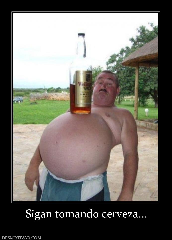 Sigan tomando cerveza...