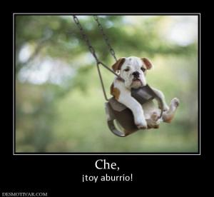 Che, ¡toy aburrío!