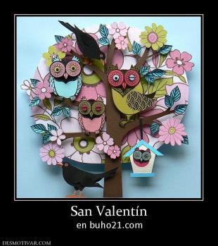 San Valentín en buho21.com