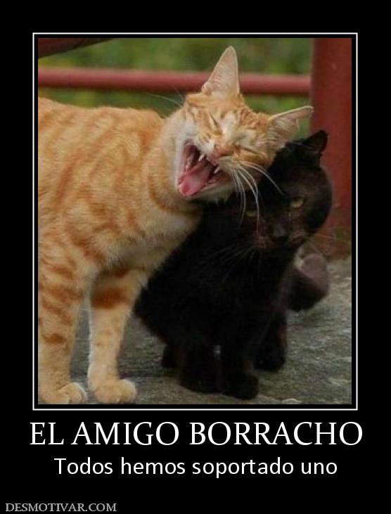 EL AMIGO BORRACHO Todos hemos soportado uno