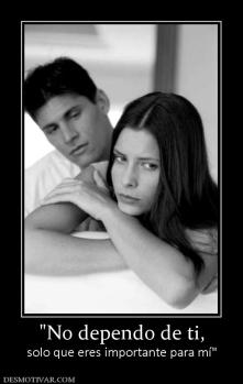 solo que eres importante para mí