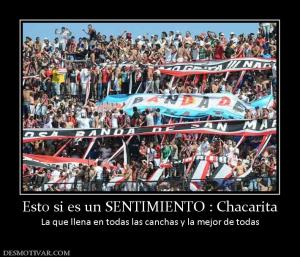 Esto si es un SENTIMIENTO : Chacarita La que llena en todas las canchas y la mejor de todas
