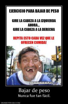 Bajar de peso Nunca fue tan fácil.