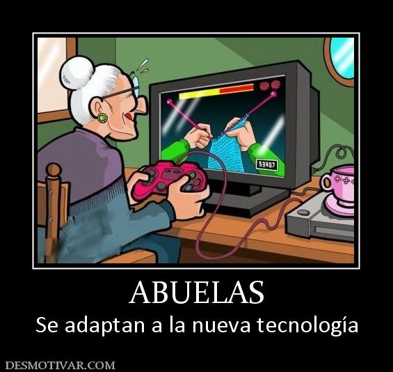 ABUELAS Se adaptan a la nueva tecnología