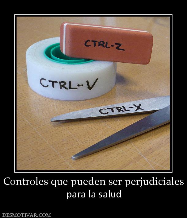 Controles que pueden ser perjudiciales para la salud