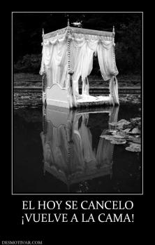 EL HOY SE CANCELO ¡VUELVE A LA CAMA!